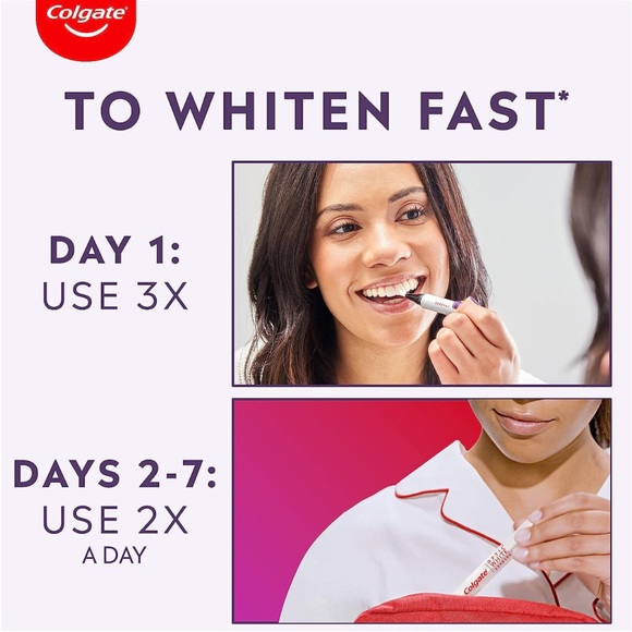 Colgate Optic White Express Teeth Whitening Pen with 35 Treatments, Enamel Safe - Picture 7 of 12